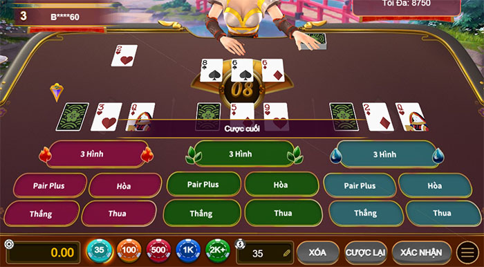 Quy tắc rút bài khi chơi Fafa Baccarat